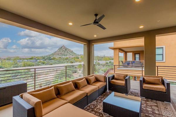 Scottsdale vacation rental with mountain view